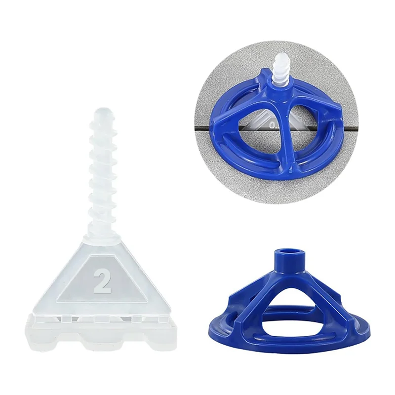 Sistem Perataan Ubin AB35, 50 Mur yang Dapat Digunakan Kembali dan 100 Alas, Sistem Perataan Ubin untuk Ubin Lantai Perekat Sendiri, Mudah Digunakan