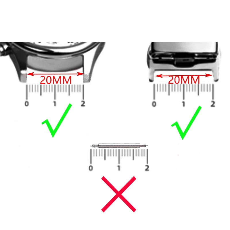 Diameter 2.5MM Watch Band Spring Bar For Street Series Skx Skx007 Series For 16 18 20 22 24 26 MM Watch Band Repair Spring Bar