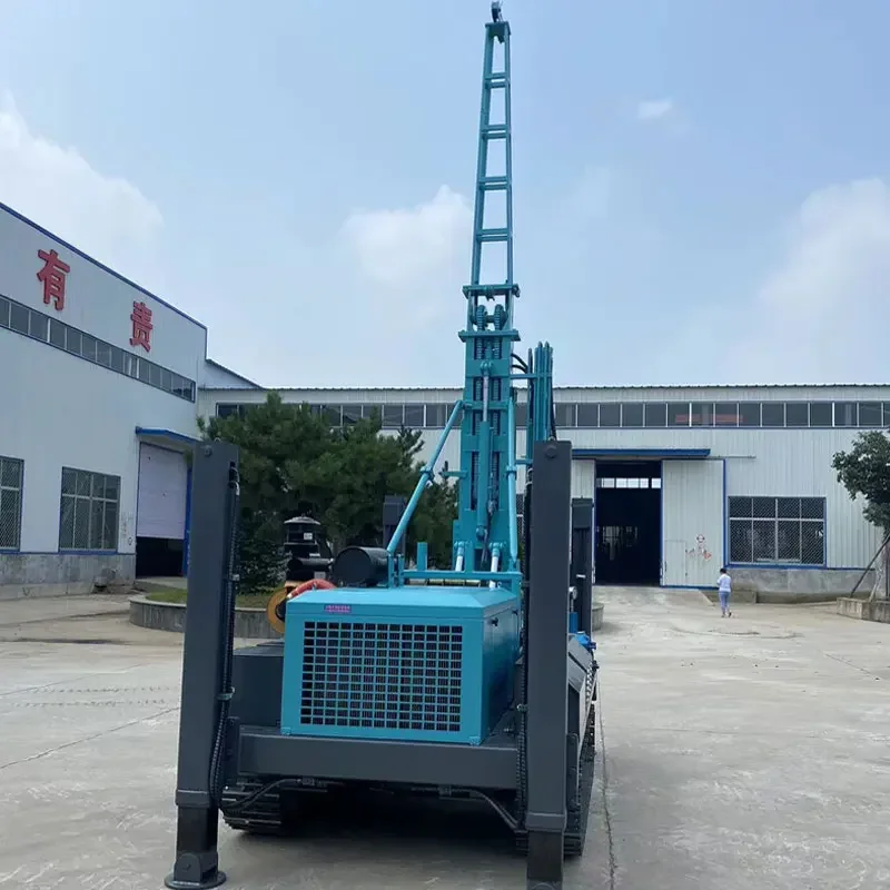 200m Geological Spt Test Machine Crawler Water Well Underground Full Hydraulic Crawler Core Drilling Rig Machine