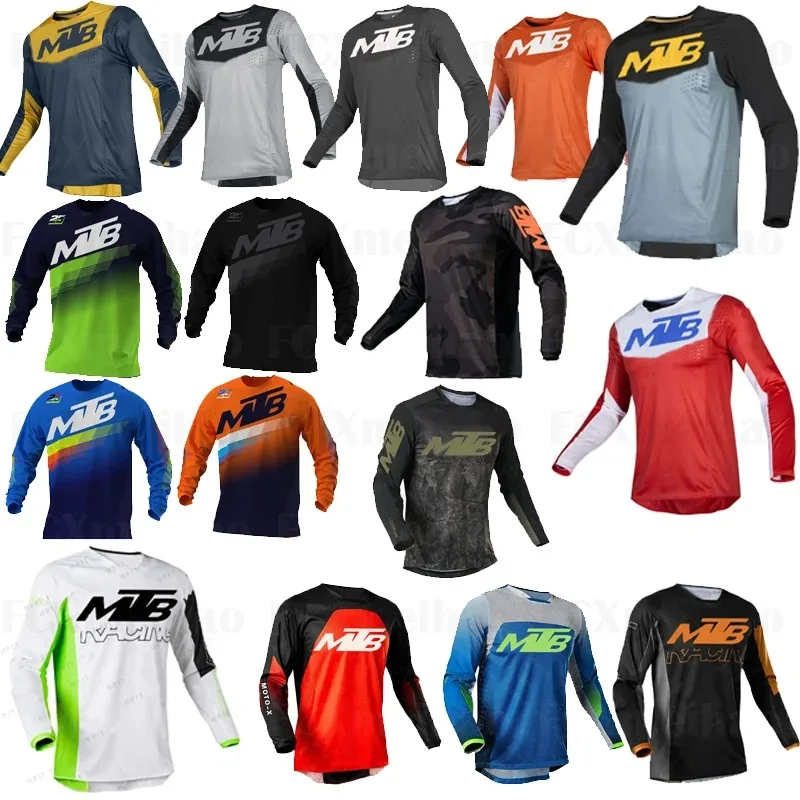 

Трикотажные изделия mtb, рубашки для горного велосипеда, MTB, внедорожная одежда с длинными рукавами для мотоцикла, мотокросса, спортивная одежда для гоночного велосипеда, одежда для велоспорта