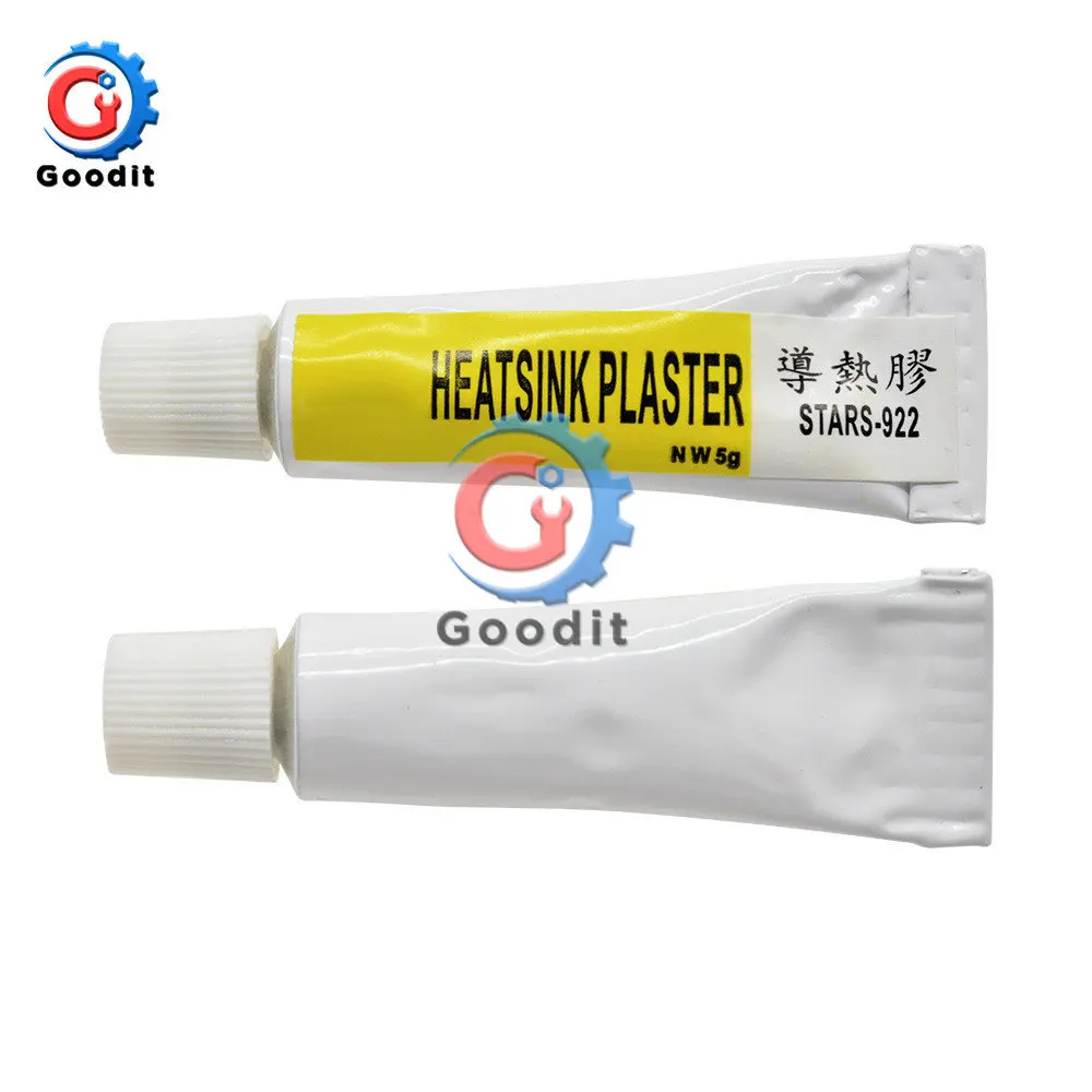 2Pcs 5g Heatsink Plaster Thermal Adhesive Cooling Paste Strong Adhesive Compound Glue For Heat Sink Thermal Conductive Viscous