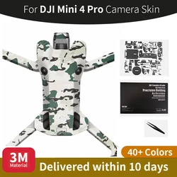 For DJI Mini 4 Pro SKin DJI mini4pro Aerial Camera Decorative Stickers Anti-scratch Camera protective film More Colors