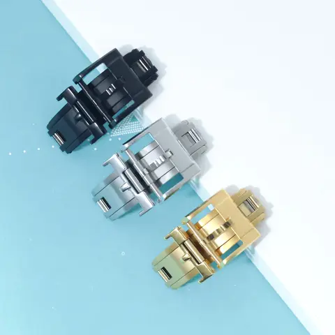 16mm 18mm 3 색 스프링 배치 걸쇠 롤렉스 까르띠에 오메가 IWC 시계에 딱 맞는 오리지널 교체 시계 밴드 걸쇠 16mm 18mm 3 색 스프링 배치 걸쇠 롤렉스 까르띠에 오메가 IWC 시계에 딱 맞는 오리지널 교체 시계 밴드 걸쇠