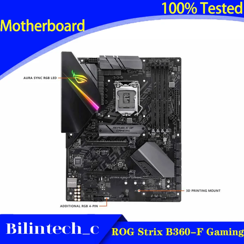 FOR ASUS ROG Strix B360-F Gaming Motherboard Supports 9600K B360 DDR4 64GB 1151