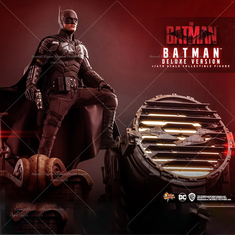 HOTTOYS MMS641 1/6 Scale DC New Batman Bat Bruce Wayne Signal Light Alloy Boomerang Set 12-inch Full Set Action Figure Soldier