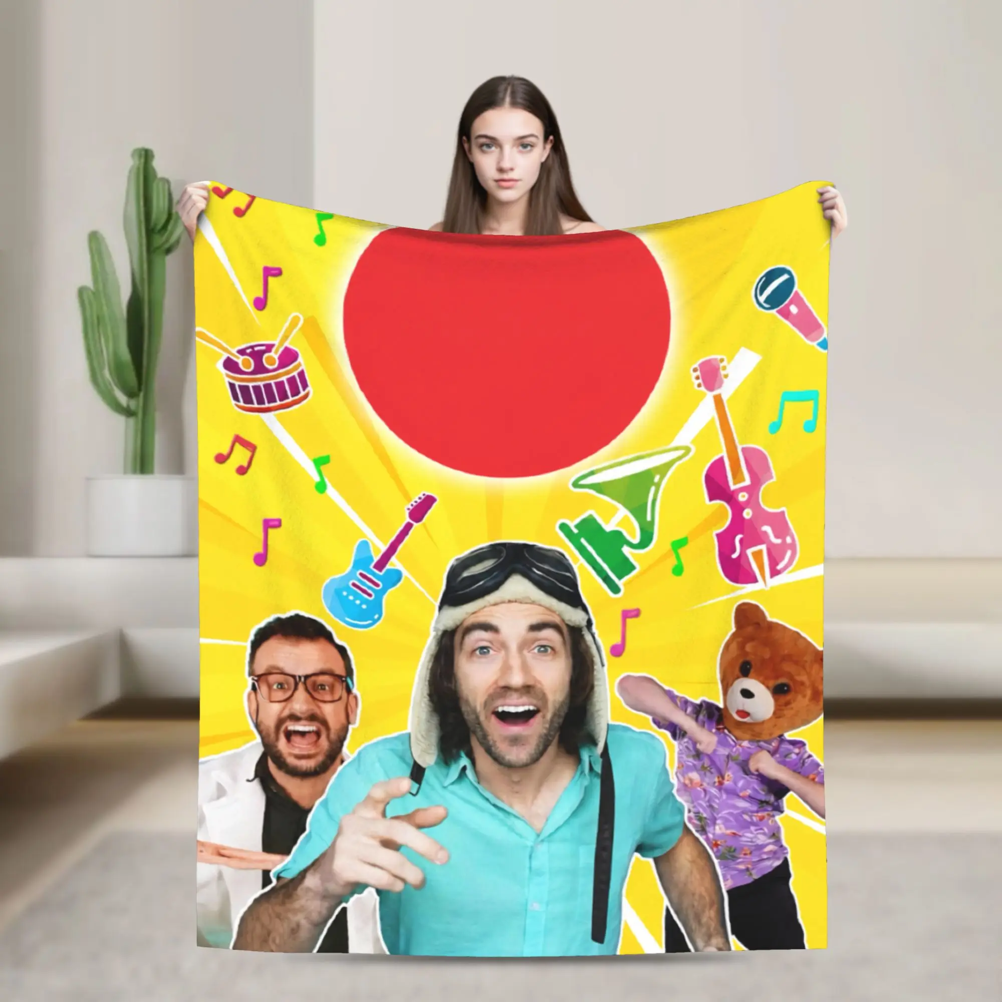 Dannys Go  Throw Blanket for Couch  Fuzzy Soft Plush Blanket 50x60 Inches Multiple Sizes Bedspread for All Seasons
