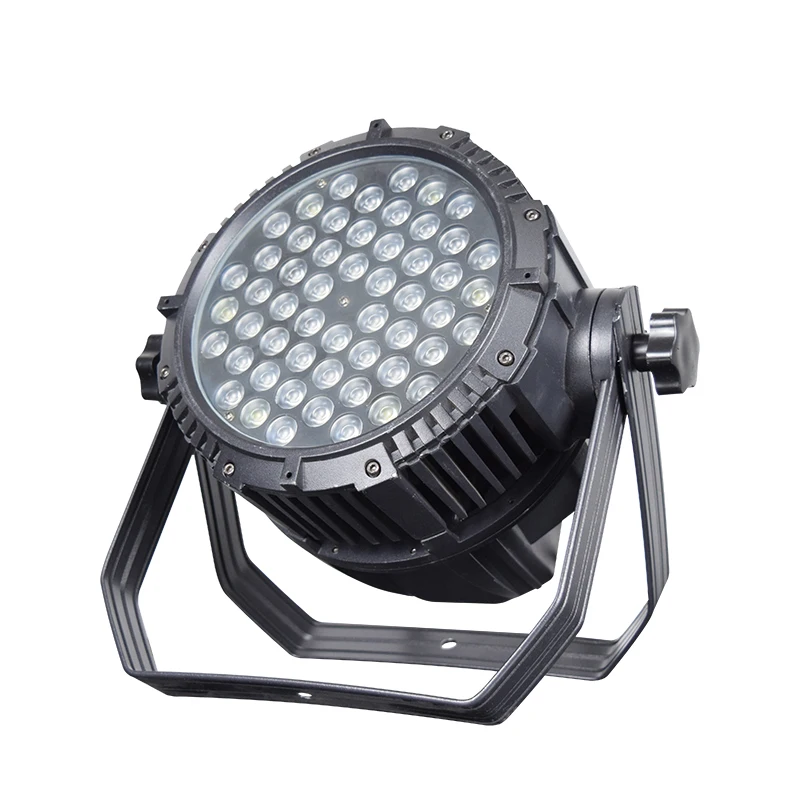 for54 pcs PAR light 3W RGB 3 in 1 Outdoor Waterproof IP65 LED Par Can Stage Light