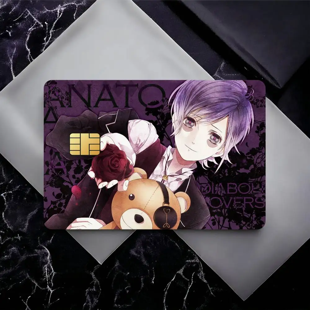 Game D-Diabolik Lovers Bank Card Sticker Film Tape Skin For Credit Card Debit Card Waterproof Stickers