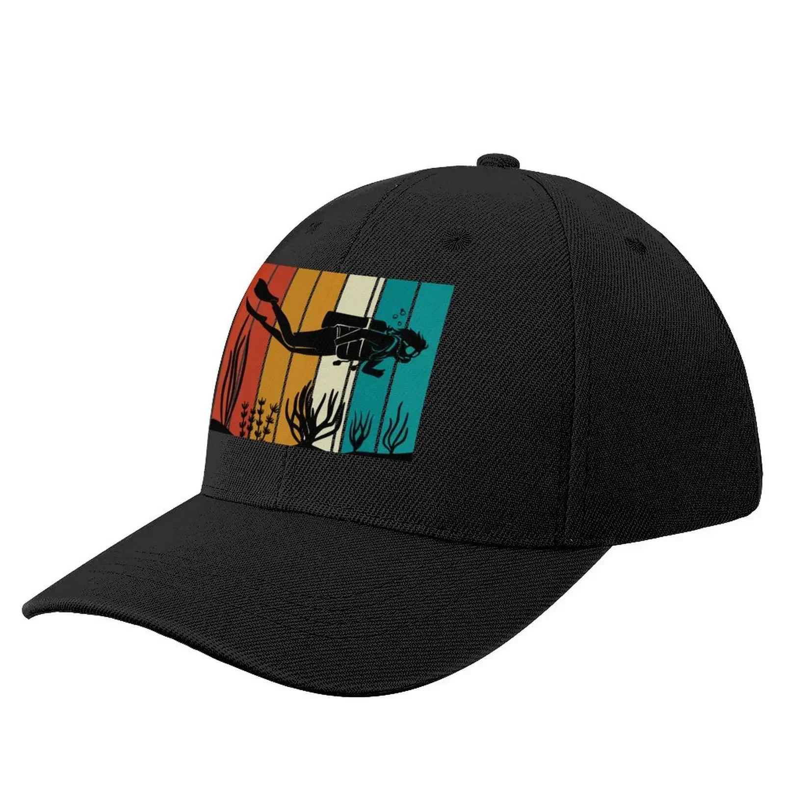 

Good Girls Go Down Scuba Diving Retro Vintage Baseball Cap Gentleman Hat Beach Rugby Woman Men's