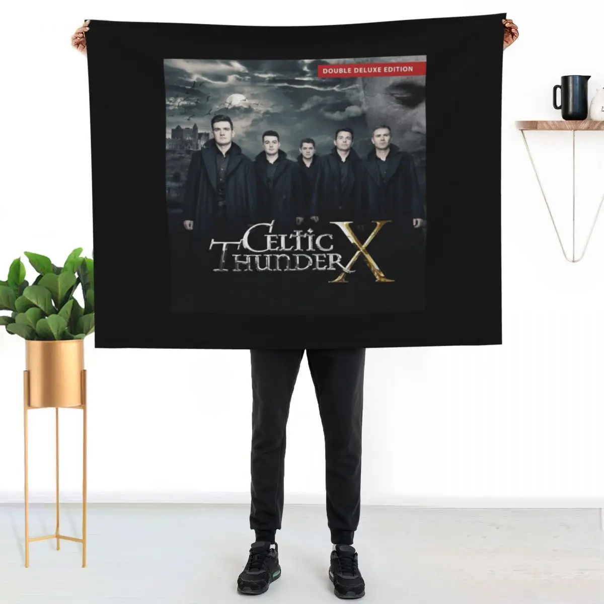 Celtic Thunder X Throw Blanket warm winter wednesday Bed Plaid Flannel Luxury Blankets