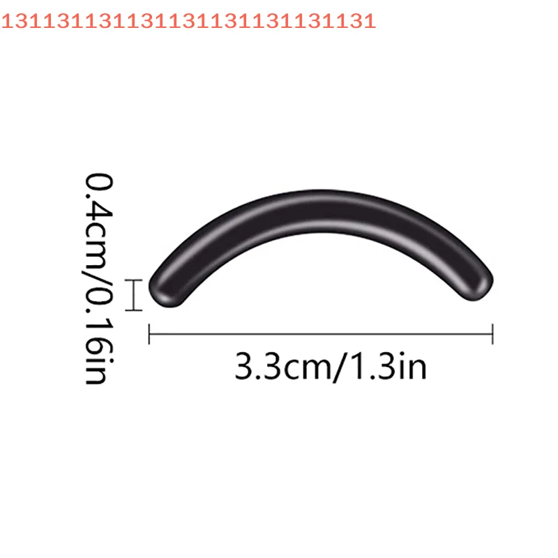 Colored Eyelashes Curler Replace Rubber 30pcs/box Black White Blue Elastic Eyelash Curler Replacement Rubber Strips Accessories