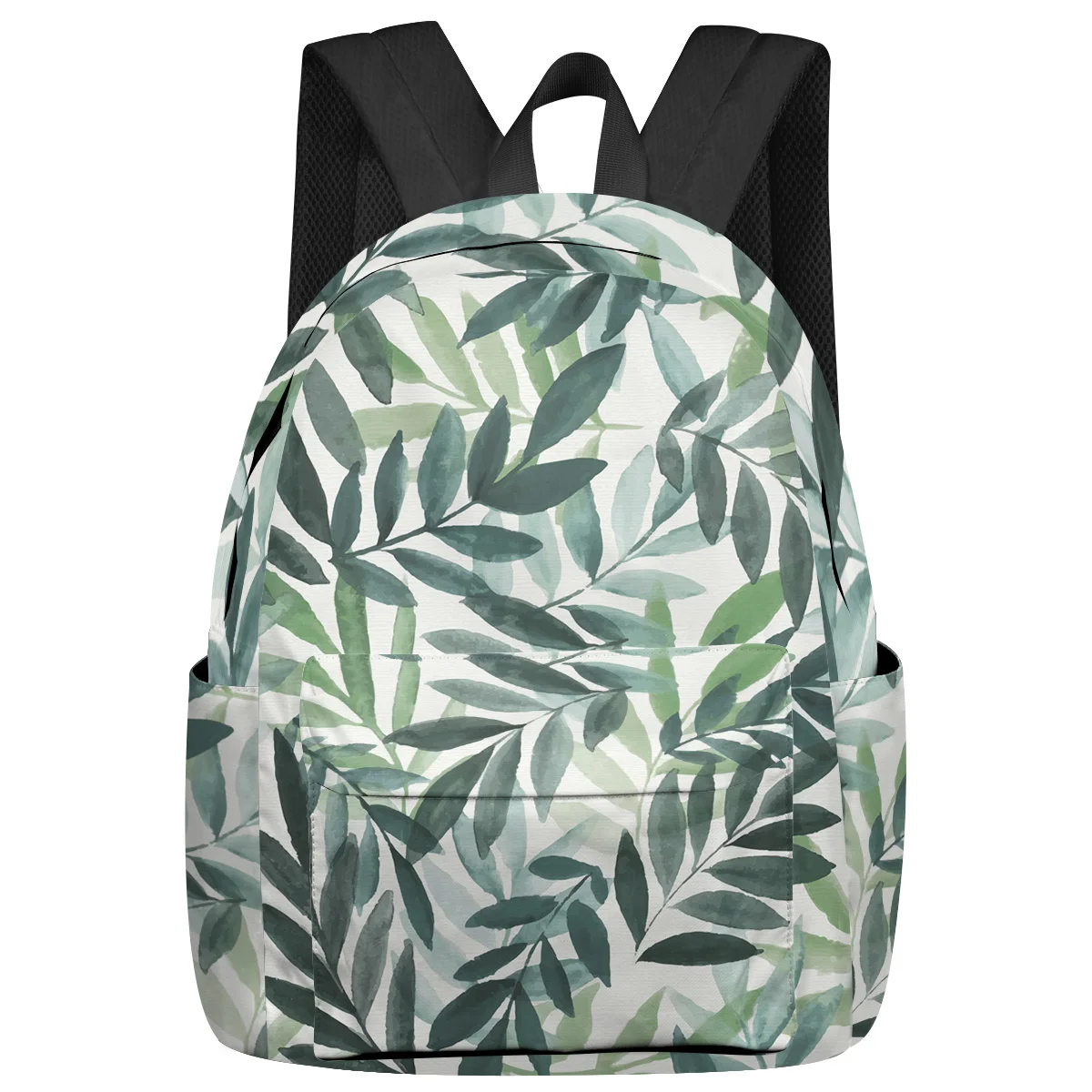 

Nordic Style Small Fresh Leaves Plant Large Capacity Backpack Men Laptop Bags High School Teen College Girl Student Mochila