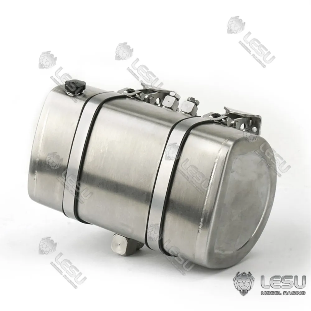 อะไหล่ LESU ถังน้ำมันไฮดรอลิกโลหะขนาด 95 มม. สำหรับรถบรรทุกแทรคเตอร์ รถดัมพ์ ของเล่นกลางแจ้ง ขนาด 1/14 ยี่ห้อ Tamiyaya รุ่น TH16721