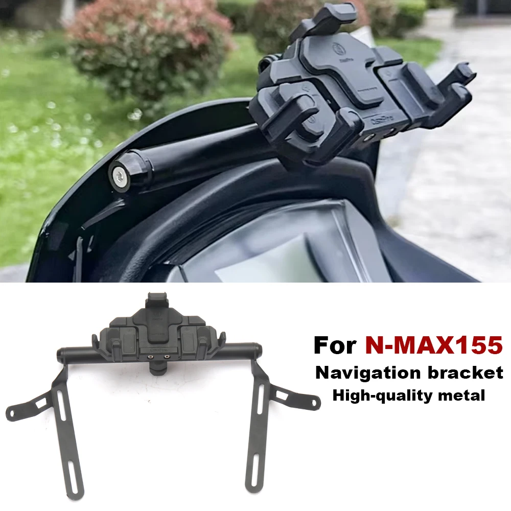 

Motorcycle accessories GPS holder Mobile phone stand Navigation bracket mount kit For YAMAHA N-MAX155 NMAX 155 2020-2024