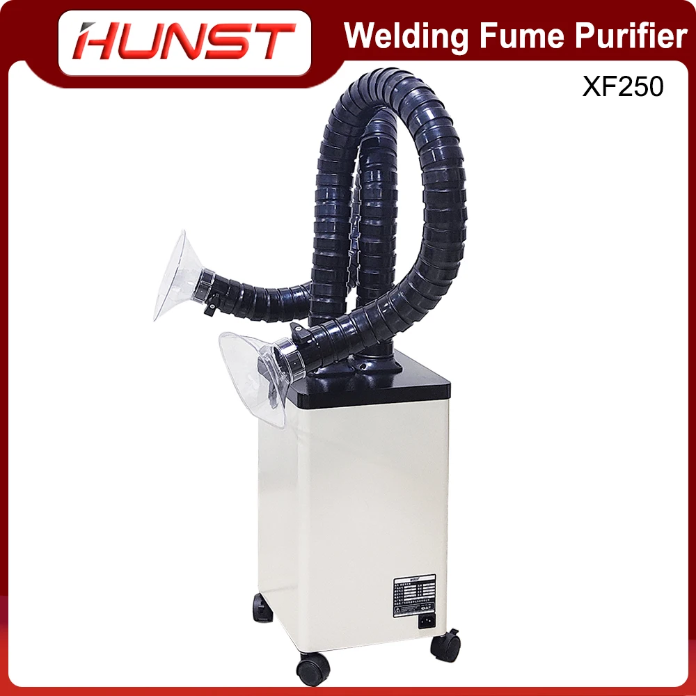 HUNST Laser Fume Extractor XF180 XF250 Welding Soldering Smoker For iPhone Laser Separator,Nail Salon,Beauty Dust Absorbing.