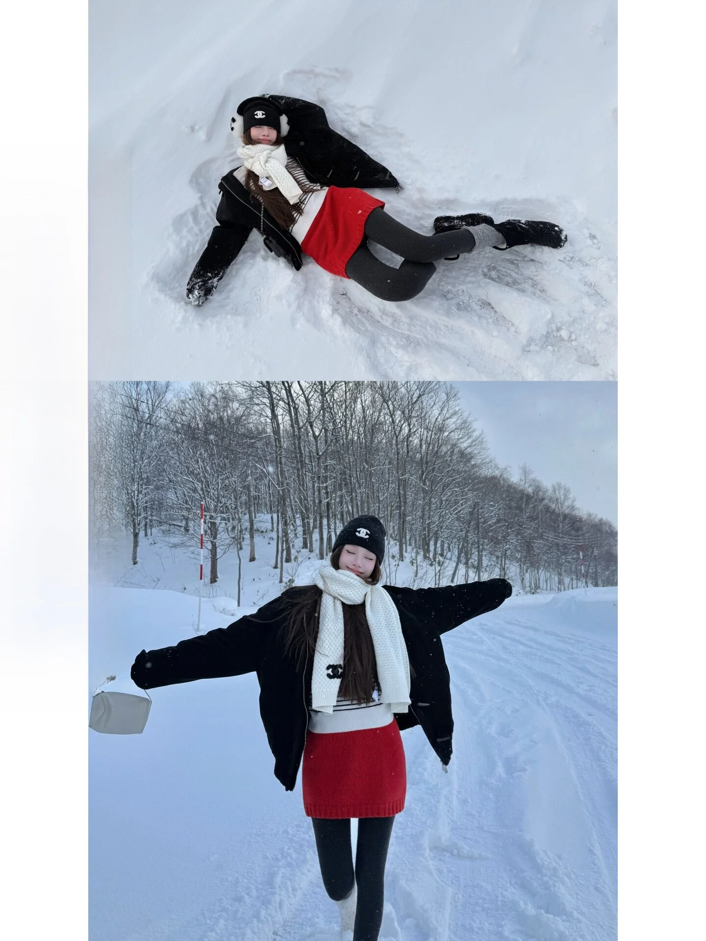 

Yangzifan Women's Knitted Skirt Woolen Autumn Winter Base Layer Skirt Skin-friendly Simple Versatile Design Sensation