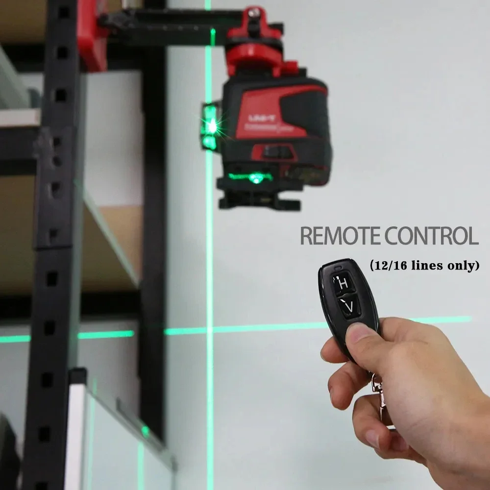 UNI-T 16/12 Lines 4D Laser Level green line SelfLeveling 360 Horizontal And Vertical Super Powerful Laser level green