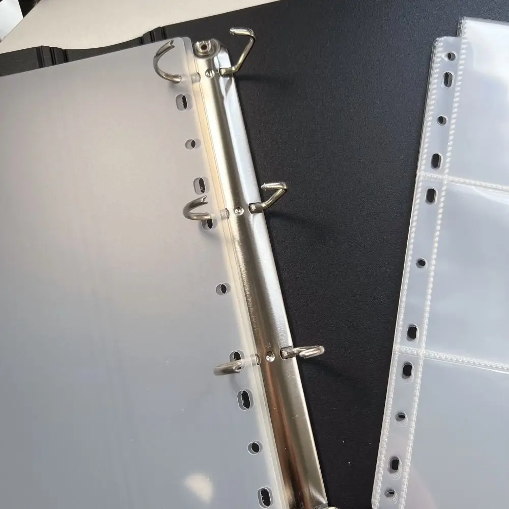 

A5 Photocard Collecting Four-box Grid Candy Color Photocard Binder with Baffle Plate Kawaii Binder Photo Cards