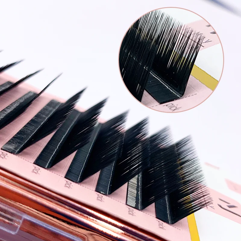 L Curl Lash Extension 8-16mm Mix mate visón extensión de pestañas individuales M Curl maquillaje pestañas postizas