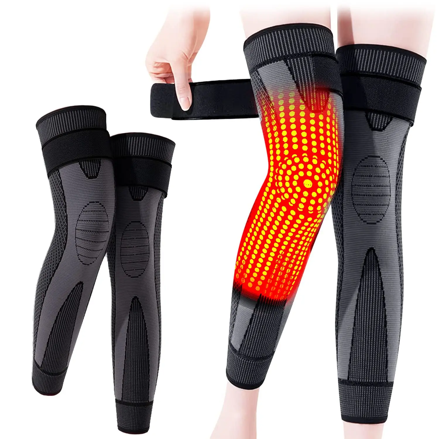 Acupressure Self-Heating Knee Sleeves    Women Men Older Arthritis Joint Pain Relief & Tendonitis Injury Recovery
