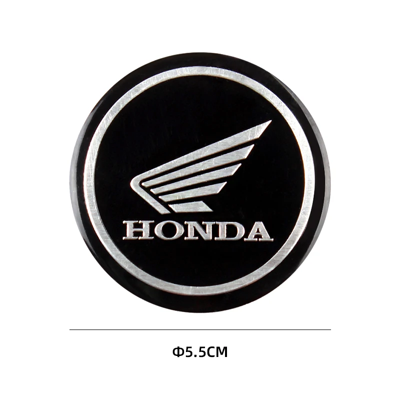 2/4/8/10pcs Motorcycle Modified Car Stickers Metal Aluminum Round Decal Motorcycle Stickers For Honda CRF CB CR XR CRM CBR