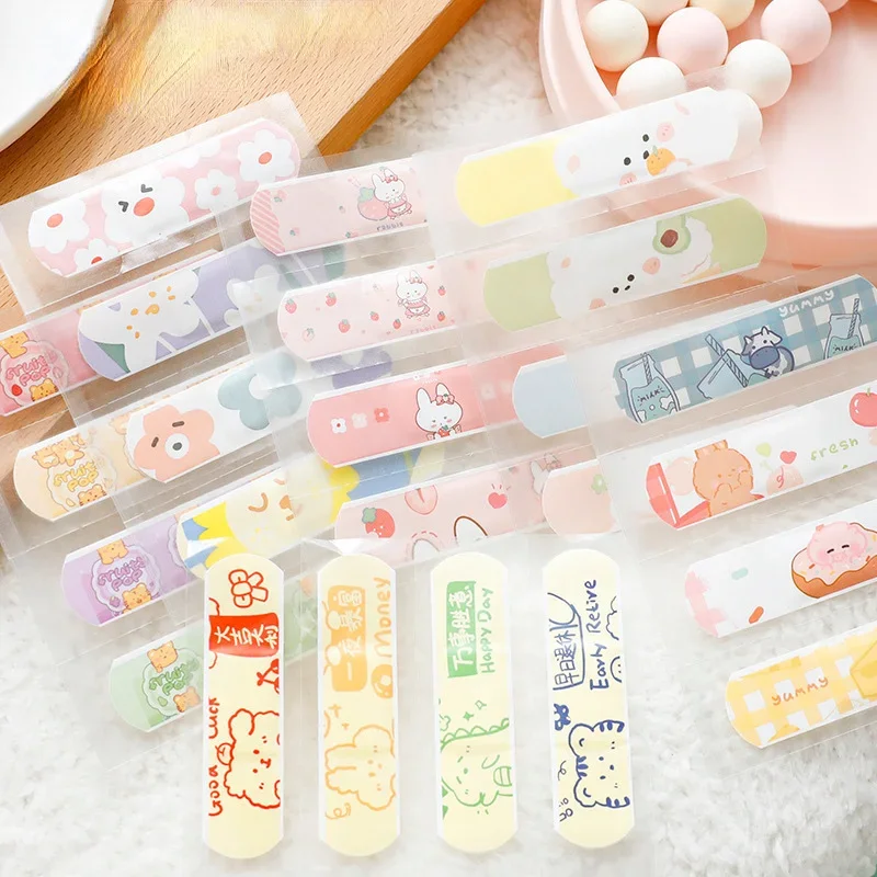 12pcs/set Cartoon Animal Band Aid for Wound Dressing Plaster for Travel First Aid Kits Adhesive Bandages Skin Patch Tape Strip