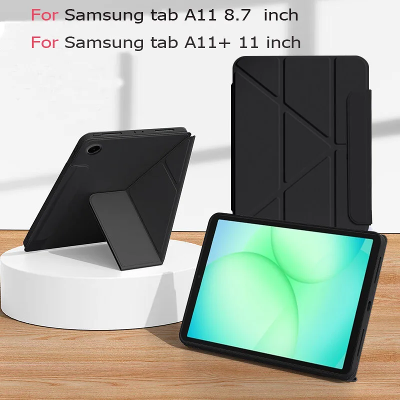 

Магнитный чехол-подставка для Samsung Tab A11 8.7 дюймов, умный складной чехол из искусственной кожи для Samsung Tab A11 Plus +11 дюймов, модель 2025 года