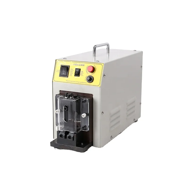 XC-10G Ethernet rj45 connector crimping machine, automatic rj45 crimping machine for CAT5 CAT6 UTP CABLE