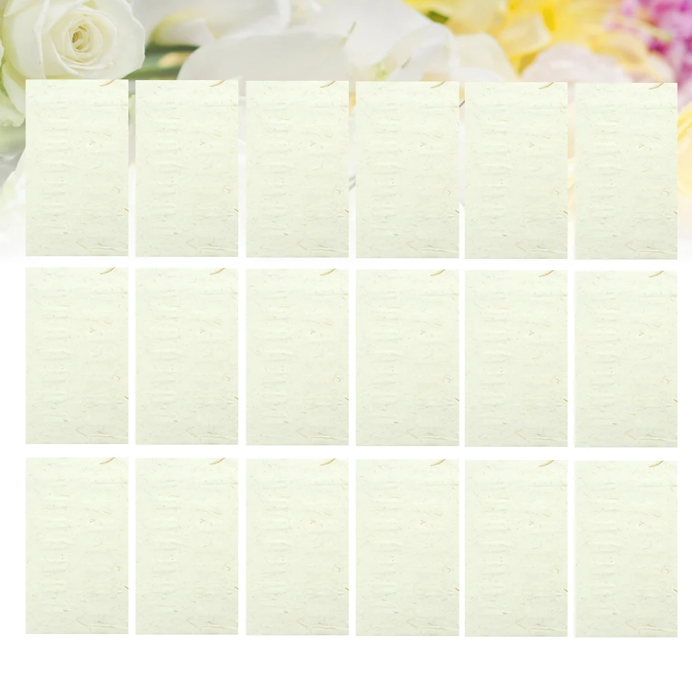 

40 Sheet Calligraphy Rice Paper Parchment for Writing Letter Tissue Beige Chinese Xuan Work