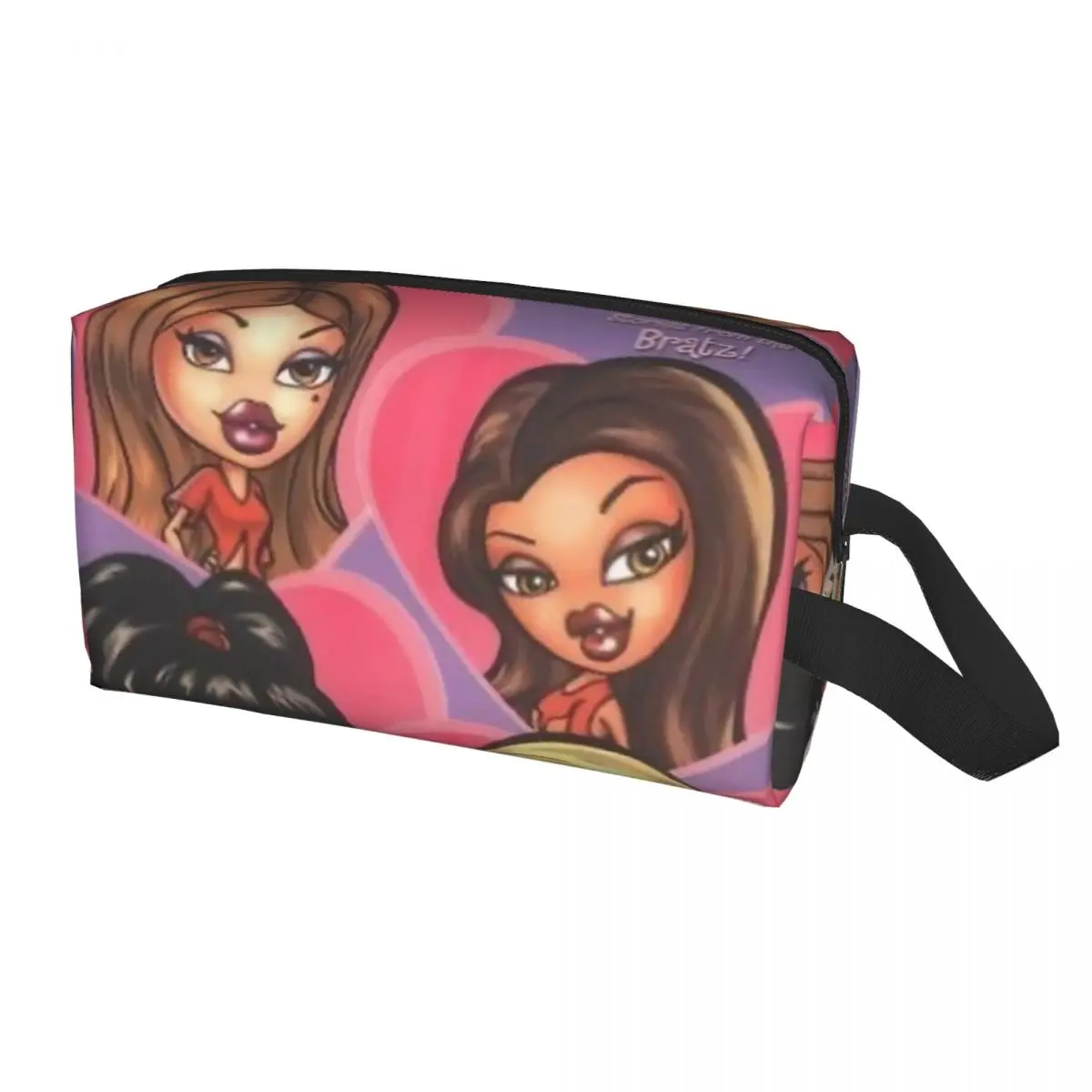 Bratz Rock Angelz Cosmetic Bag Women Fashion Big Capacity Animated Movies For Children Makeup Case Beauty Storage Toiletry Bags