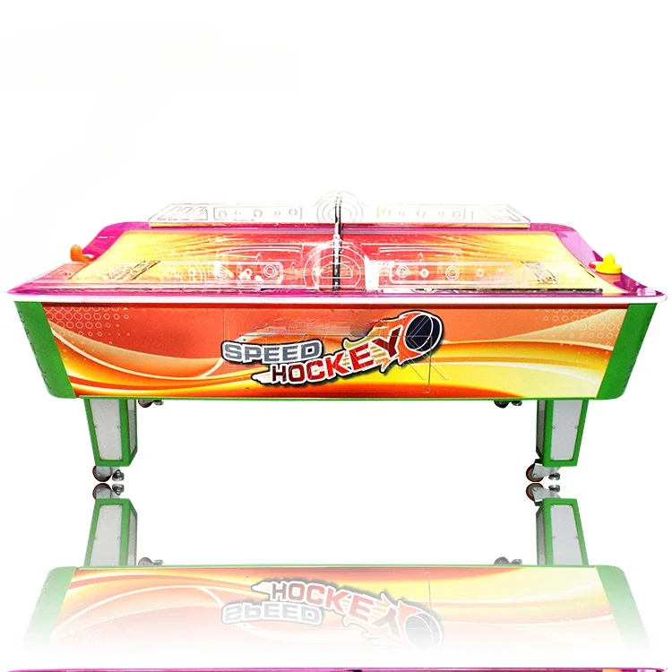 Curved Top Face Air Hockey Table Adult Coin Operated Machine Air Hockey Table Game Machine