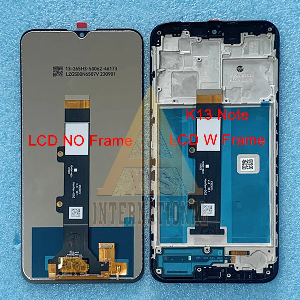 Original New For Lenovo K13 K13 Note LCD Display Screen+Touch Panel Digitizer For Lenovo K13 Pro XT2129-3 LCD Screen Frame