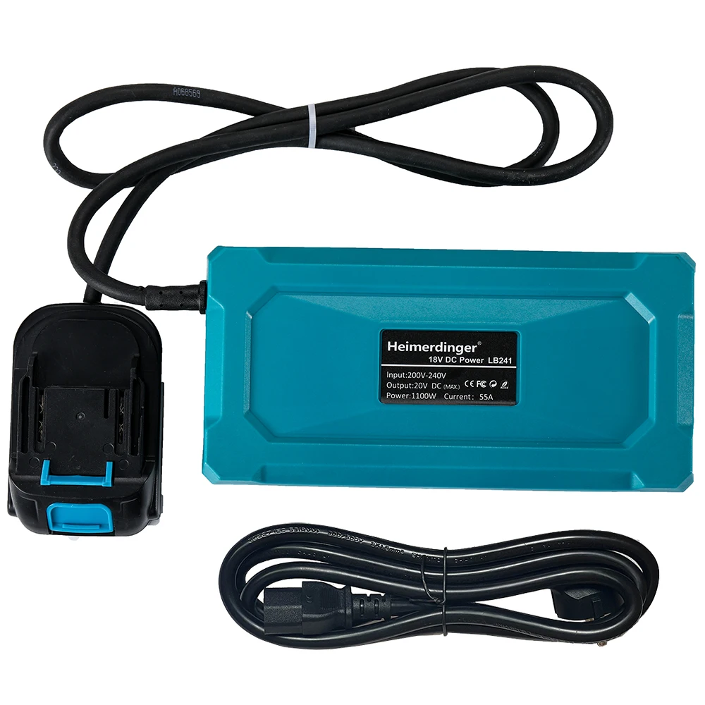 220V AC to 18V DC power supply unit, suitable for Lithium Battery Tools, Compatible Heimerdinger 18V battery