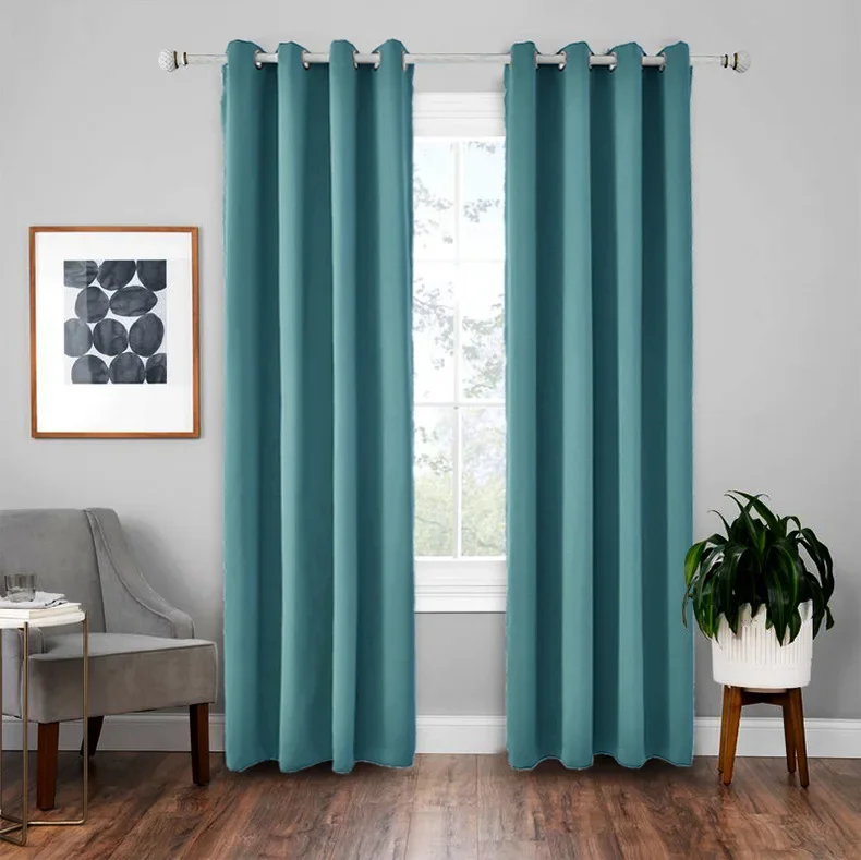 

(71) Customized Factory Direct Sales Blackout Curtain Fabric Foreign Trade Curtain Finished Curtain