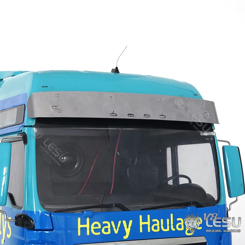 

LESU Parts 1/14 Tractor Truck Cabin Sun Visor For Tamiyaya Remote Control Toys Construction Cars Type A Model TH19248
