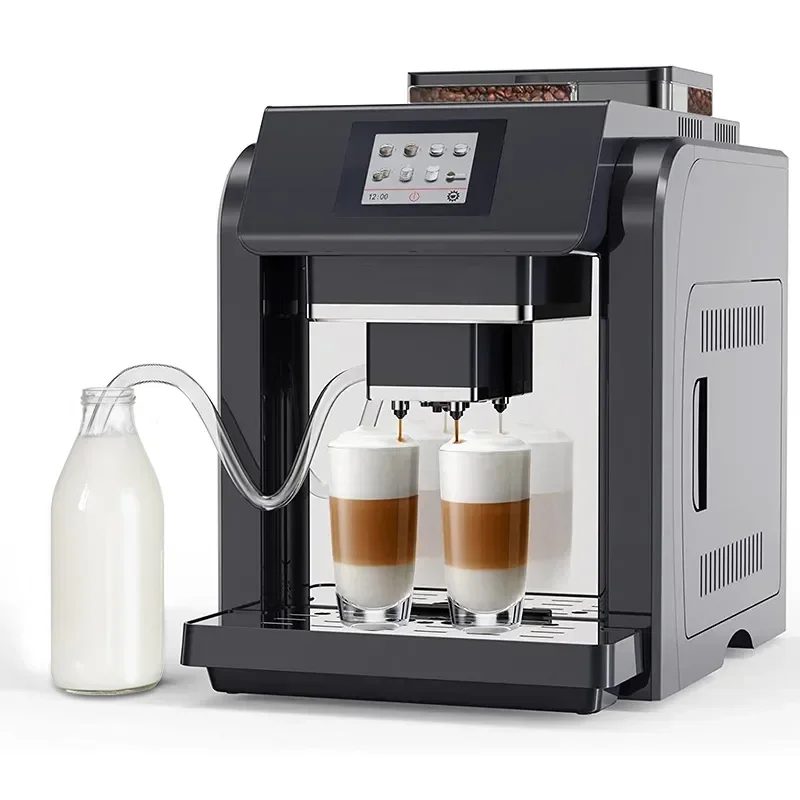 Máquina De Café Cappuccino Totalmente Automática, máquina De Café Quente De Um Toque