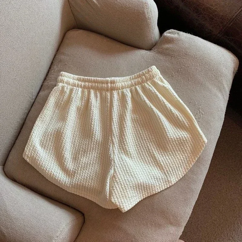 Women's Summer Thin Style Casual Large Size Wide Leg High Waist A-word Sports Hot Pants 2026 Women Gym Fitness Running Shorts