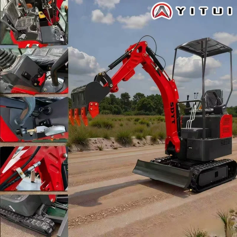

Customized Easy Operation Kubota Engine Euro 5 Mini Excavator Compact Digger with Adjustable Seat for DIY & Professional Use