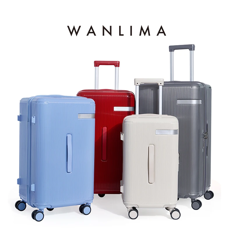 

WANLIMA 28+24"&26+20" Grey Mix Multifunctional Quiet Spinner Suitcase Combinations/Mix Rolling Luggages/Carry On Trolley Luggage