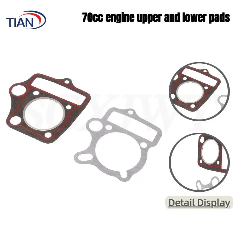 Premium Horizontal Engine Cylinder Head Gasket Kits Specifically Engineered for 70cc ATV Dirt Bikes