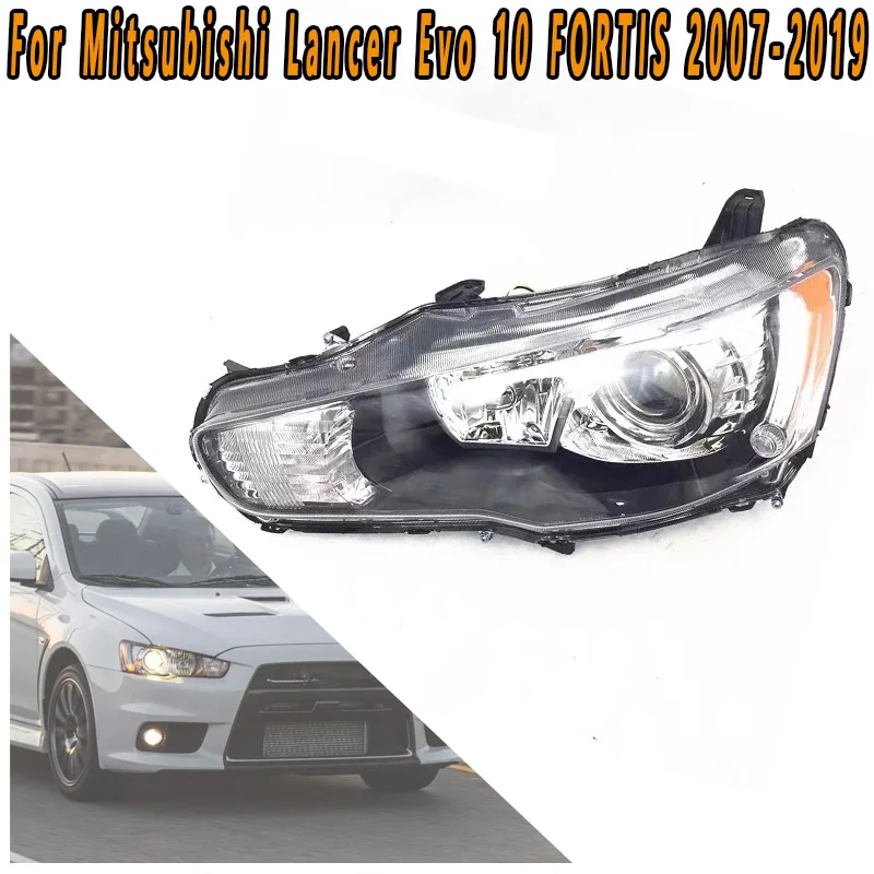 

For Mitsubishi Lancer Evo 10 FORTIS Gt CX CY CZ 2007-2019 LHD HID Headlight Turning flashing light Accessories Without Ballast