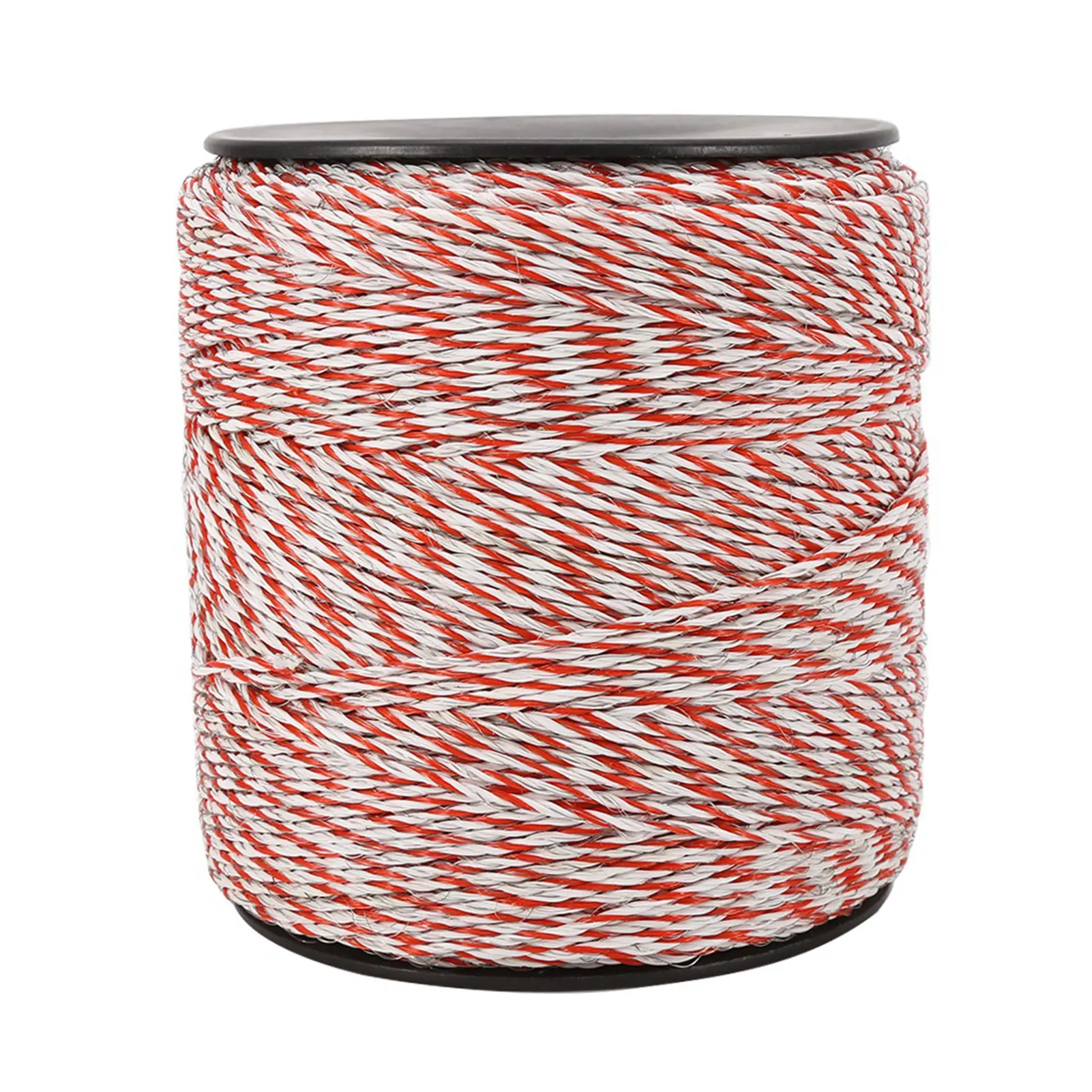 Professional 500M White Red Electric Livestock Conductive Fence Wire Roll Stainless Steel Conductive Rope for Farm Ranch Pasture