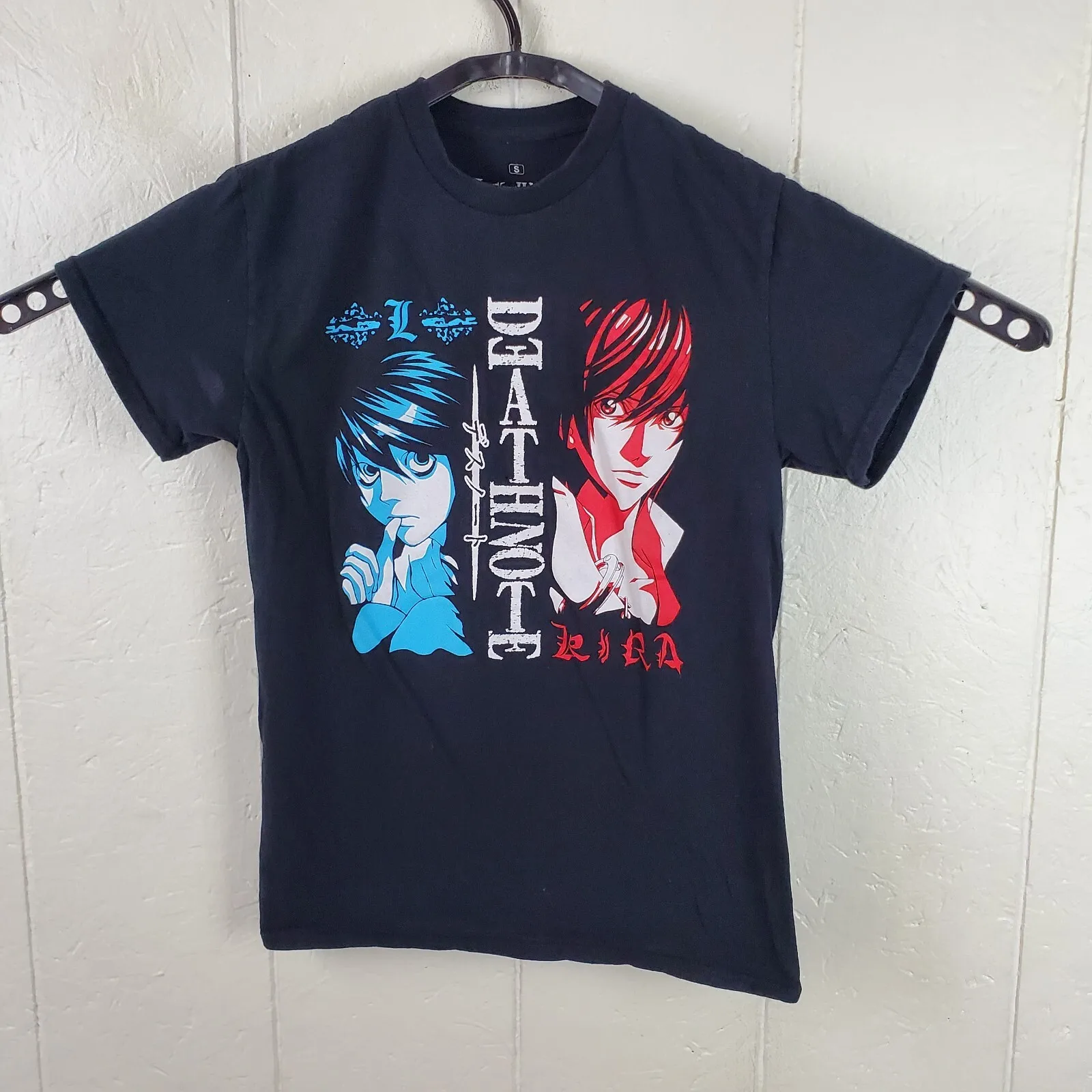 بلوفر رجالي صغير أسود برقبة دائرية قابل للتمدد من Death Note