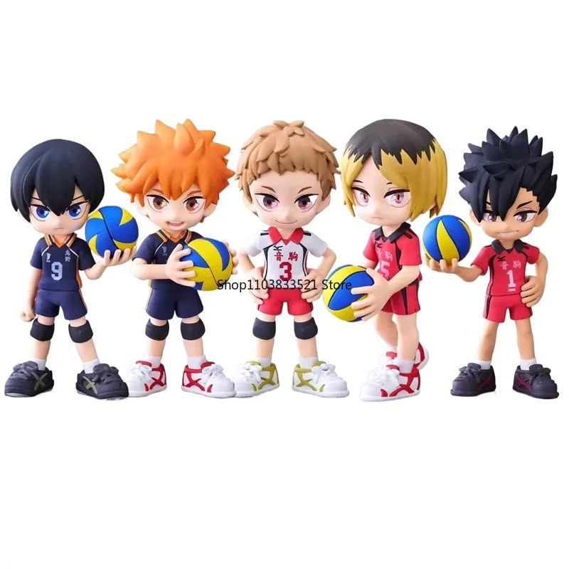 

Original Haikyuu!! Anime Figures Hinata Shoyo Kageyama Tobio Kei Tsukishima Kozume Kenma Action Figure Model Kids Surprise Gifts