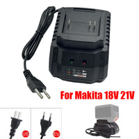 Hot Sale 18V 21V Li-ion Battery Charger EU/US/UK Plug Replacement Lithium Battery Charger for Makita BL1415 BL1815 BL1830 BL1850
