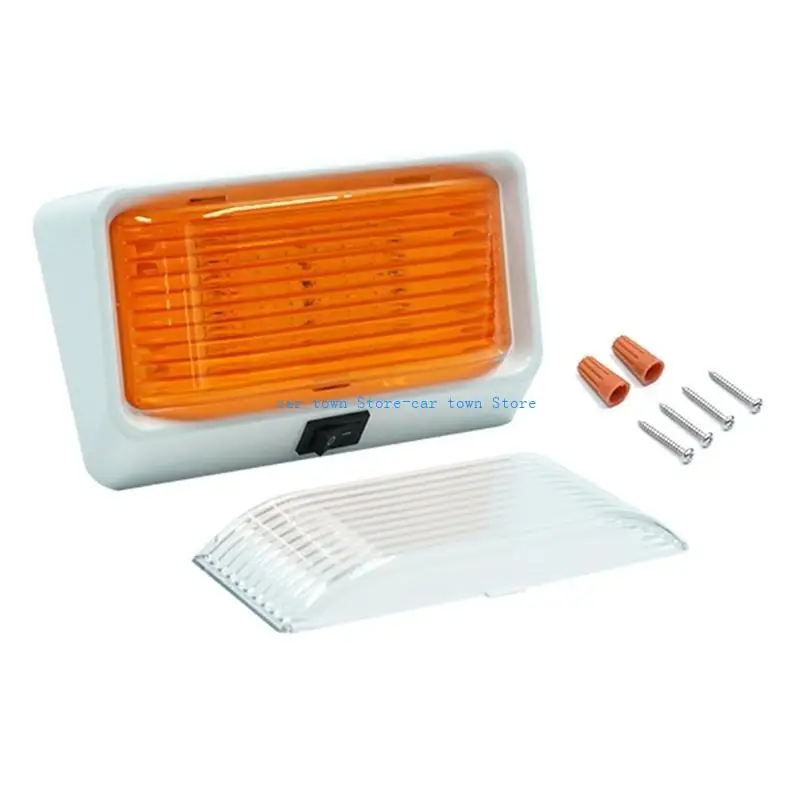 

RXJE Outdoor Ready LED Porch Light Energy Saving For Trailers Motorhomes High Brightness, 12V, Waterproof For Camping Comfort