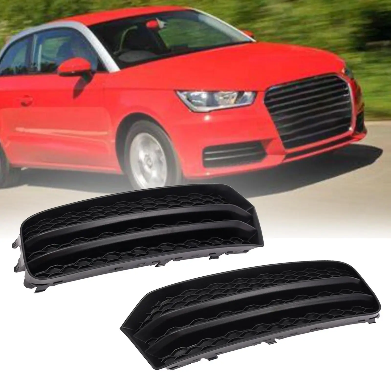 

Решетка бампера, автомобильные аксессуары, сотовая решетка противотуманной фары для Audi