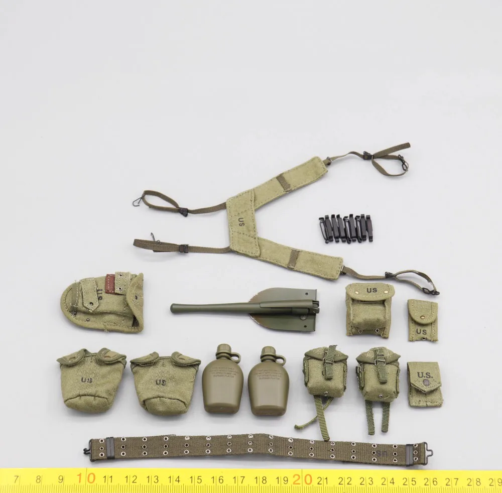 

1/6 QORANGE QOTOYS QOM-1035 US. Vietnam Series 101st Soldier Hang Chest Vest Bag Waist Belt Medal For 12" Figure Scene Component