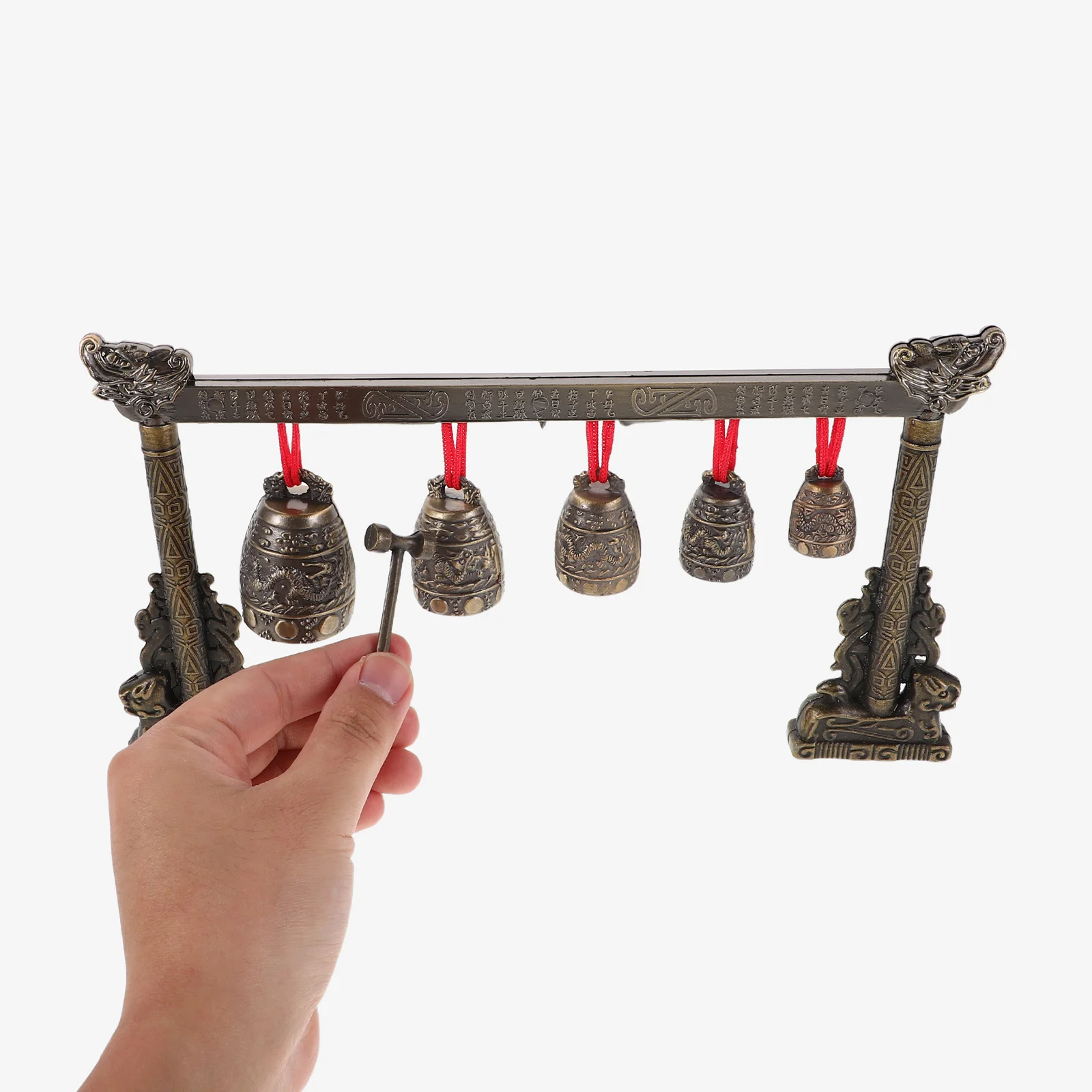 

Bronze Hanging Bells for Crafts Music Hand Mini Vintage Musical Instruments Iron Percussion Ringing Wind