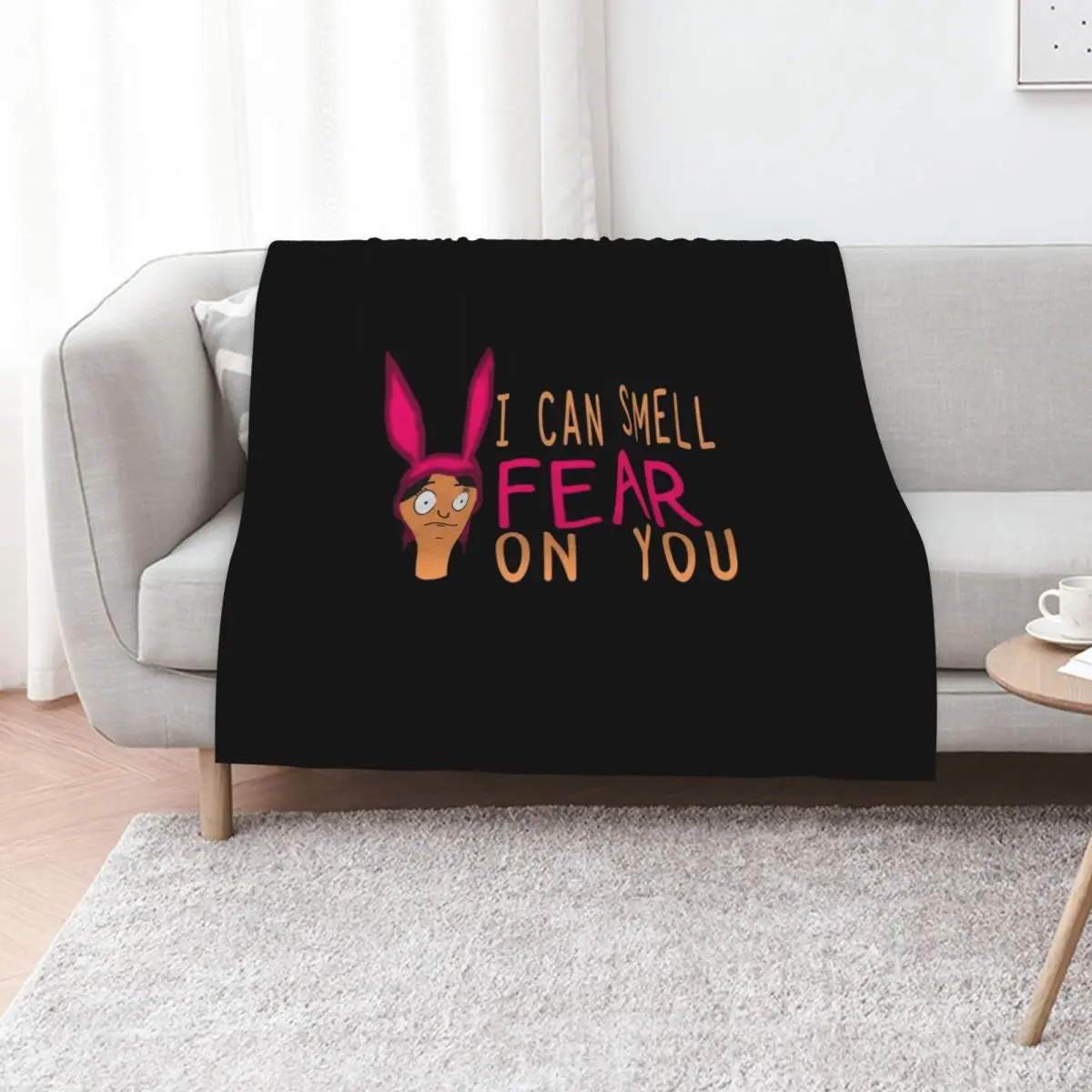I Can Smell Fear On You Throw Blanket Summer Beddings Winter beds christmas decoration Summer halloween Camping Blankets